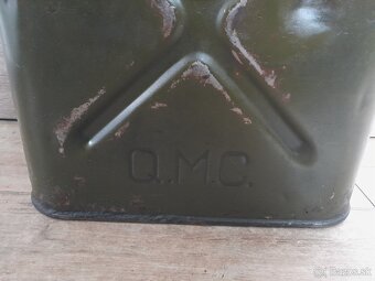 USA QMC jerrycan vojenský kanister Wheeling 1943 WW2 - 7