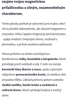 Krásny pánsky parfém fajka - sladký drevity - 7