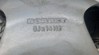 Predám/vymením disky borbet 4x100 r14 - 7