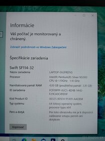 Notebook Acer Swift 14 - 7