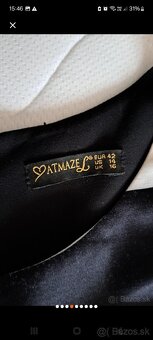 Krásne puzdrové šaty S/M - 7