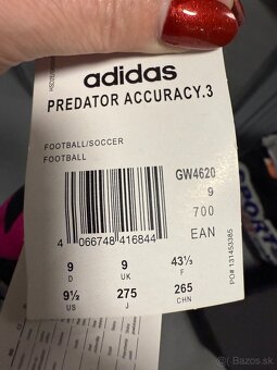 Predám nové kopačky Adidas v. 9 / 43,5 - 7