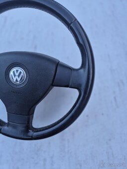 Predám trojramenny kožený volant pre Volkswagen - 7