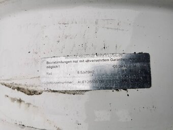 Vw Passat, Golf 8,5x19 5x112 ET45 alu disky Schmidt - 7