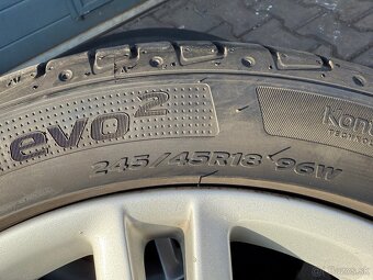 Originál disky 5X112 R18 AUDI S6,245/45 R18 pneu 7mm - 7