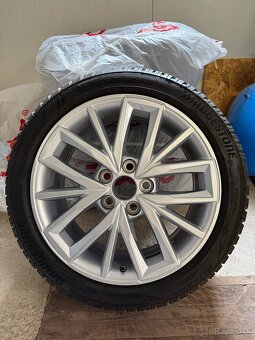 225/45 R17 91H Toyota Corolla disky + zimné pneu - 7