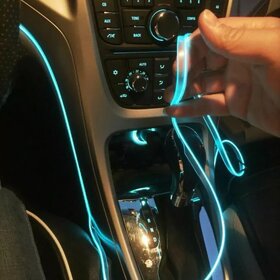 Nove LED svietiace pasiky na palubovku s usb pripojkou - 7