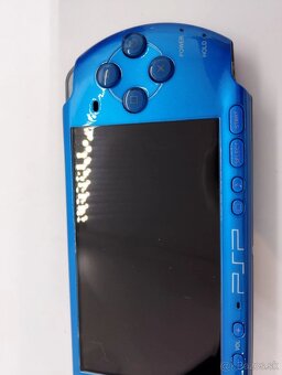 PSP 3000 rare Blossom Blue včetně boxu - 7