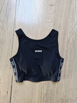 NOVE Guess, Marciano tricko, crop top XS -M - 7
