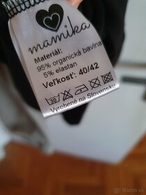 Šaty na dojčenie čierne značky Mamika - 7