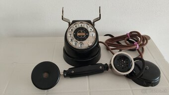 Vzácný starý telefonní přístroj zvaný tzv. kopýtko - 7
