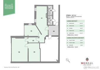 Reprezentatívne kancelárske priestory 90,73m2, Zochova ul., - 7