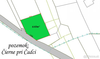 IBA U NÁS Stavebný pozemok v Čiernom pri Čadci - 640 m² - 7