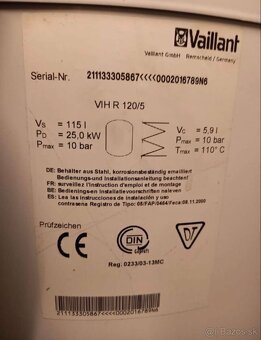 Vaillant atmoTEC exklusiv + Vaillant bojler na vodu - 7