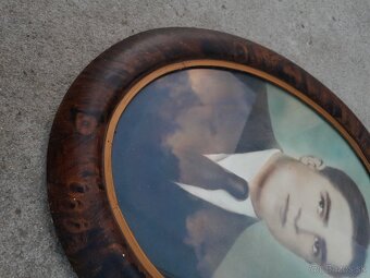 Predám dva oválne rámy - 7