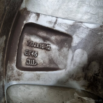 Hliníkové disky 5x100 R16 7J ET46 - 7