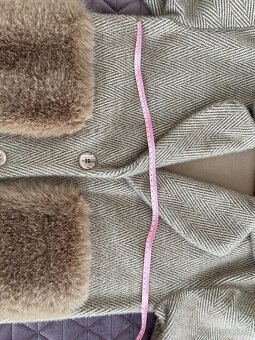 Dámsky kabát s kožušinou - 7