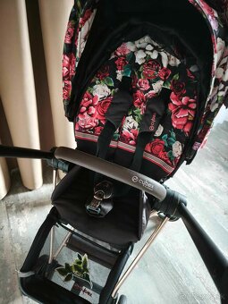 CYBEX MIOS Rose Gold/Spring Blossom Dark, kočík-3kombinácia - 7