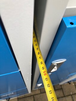 Šatníková kovová plechová skrinka 1ks - 7