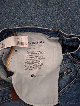 predam kvalitne rifle dzinsy QUIKSILVER Denim slim fit - 7
