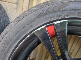 Alu disky BMW 5x120 7Jx16 ET31 + letné pneu 205/55 R16 - 7