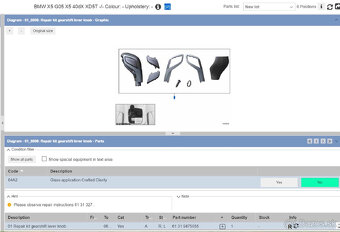 radiaca páka na BMW - 7
