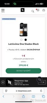Kávovar Lattissima One Shadow Black - 7