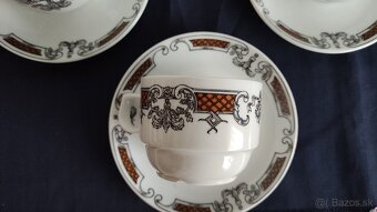 Kávová, čajová súprava, šálky, Dvory Czechoslovakia - 7