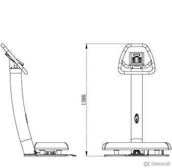 Profesionálna vibračná plošina DKN XG10 - 7