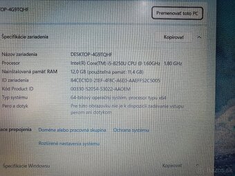NTB Lenovo V330-15IKB 15.6|Intel i5-8250U|12GB RAM|SSD 256GB - 7
