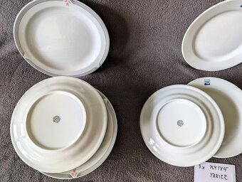 Taniere + krčahy porcelánové/retro - 7