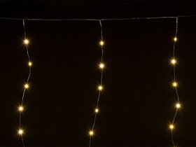 Dekorativny LED zaves 3x3m tepla/studena biela - 7