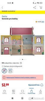 Drevený kvalitný domček pre bábiky a barbie - 7