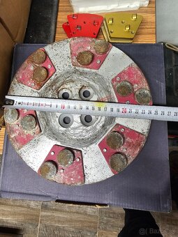 brusky diamantovy kotuc PCD segmenty na beton bruska - 7