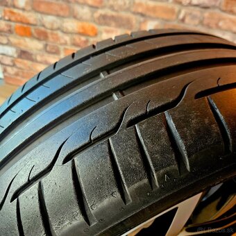 Alu R17 5x112 orig. VW Golf VII + letné pneu 225/45 R17 - 7