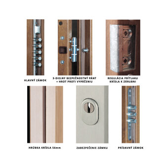 Bezpečnostné akustické dvere do bytov - 7