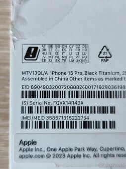 Iphone 15 Pro 256 GB black titanium - 7