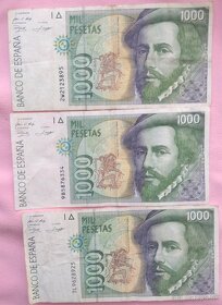 Bankovky/bankovka BRD a Španielska - 7