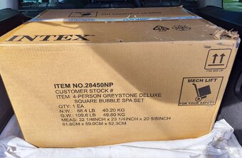 Vírivka INTEX 28450 Pure Spa Greystone NOVÁ V ZÁRUKE - 7