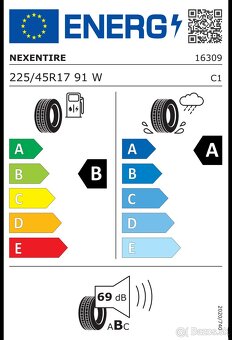 4ks NOVÉ 225/45 r17 letné NEXEN N'FERA SPORT, DOT2025 - 7