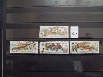 Poštové známky č.435 - ČESKOSLOVENSKO III - 18 sérií - 7