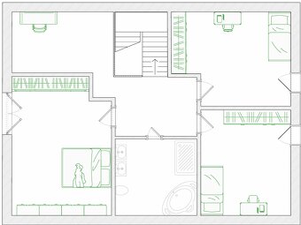 Predaj - novostavba Janovík -  5 izbový rodinný dom, 854 m2 - 7