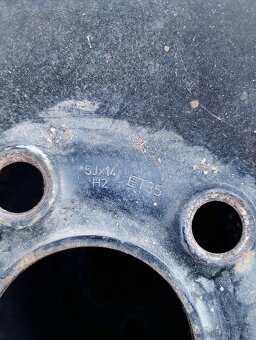 Predám pneumatiky s diskami 185/65 r14 - 7