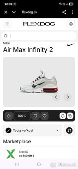 Predám tenisky Nike Air Max Infinity 2 - 7