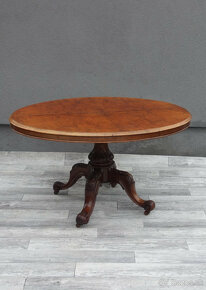 Stôl okrúhly starožitný ( 73 ) . - 7