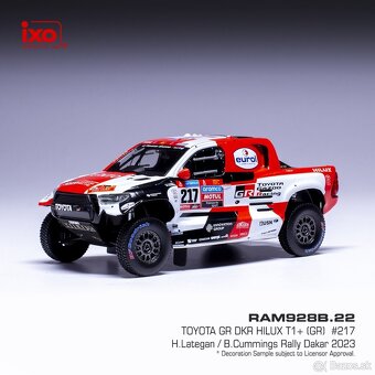 Modely Toyota GR DKR Hilux - Dakar 1:43 IXO - 7