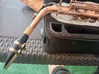 Predám NOVÝ PEKNÝ- alt saxofón SLADE-USA - 7