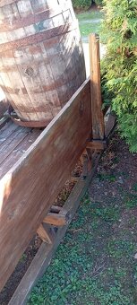 Staré drevené konské sane - 7