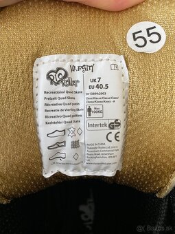 Rio Roller Varsity White/Gold vel. 40,5 - 7