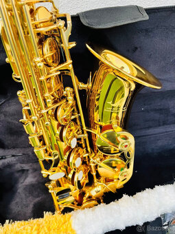 Predám nový Es- Alt saxofón LANG Music instrument - 7
